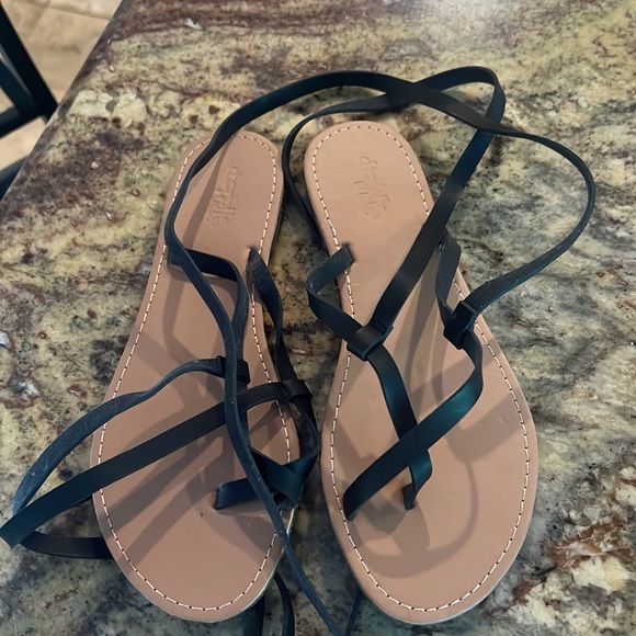 NWOT Lace up flats - Picture 2 of 2